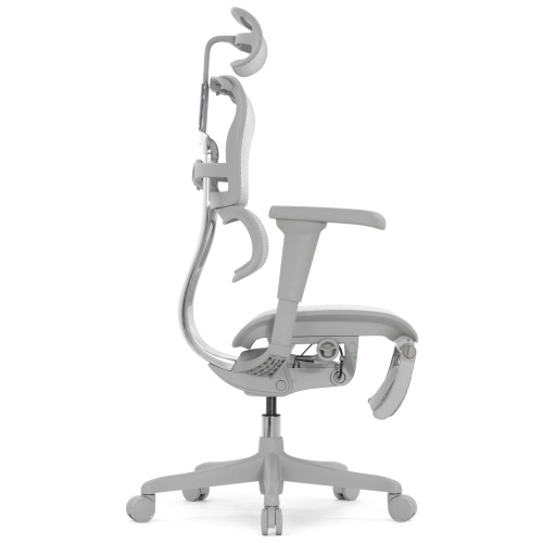 Ортопедическое кресло Falto Comfort Ergohuman Ultra Footrest Серое