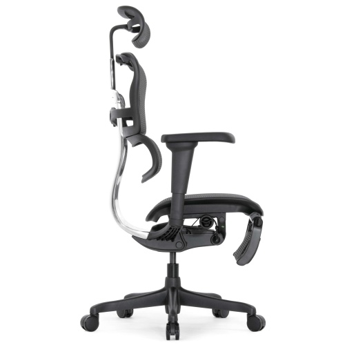 Ортопедическое кресло Falto Comfort Ergohuman Ultra Footrest Черное