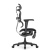 Ортопедическое кресло Falto Comfort Ergohuman Ultra Footrest Черное