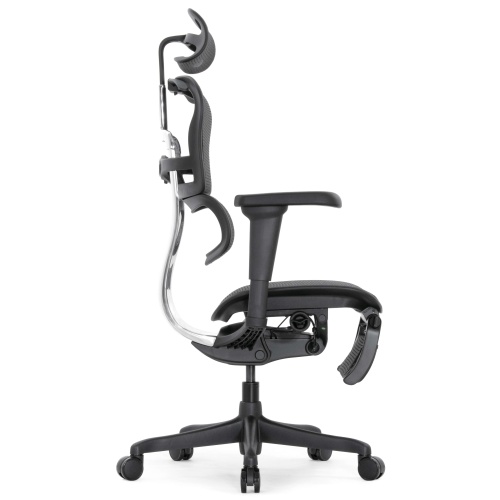 Ортопедическое кресло Falto Comfort Ergohuman Ultra Footrest Черное