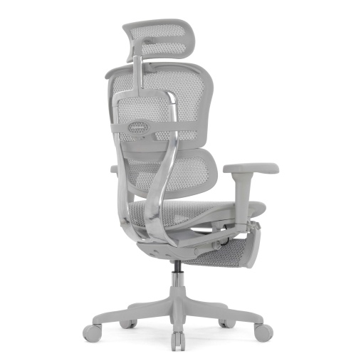 Ортопедическое кресло Falto Comfort Ergohuman Ultra Footrest Серое