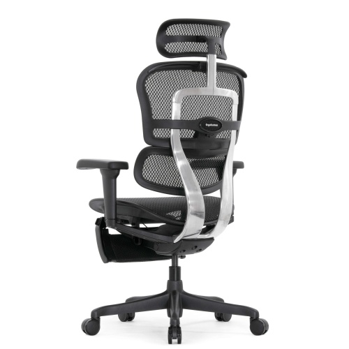 Ортопедическое кресло Falto Comfort Ergohuman Ultra Footrest Черное