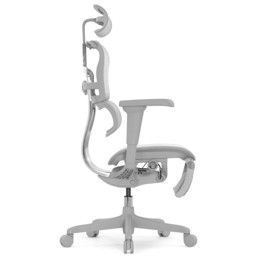 Ортопедическое кресло Falto Comfort Ergohuman Ultra Footrest Серое