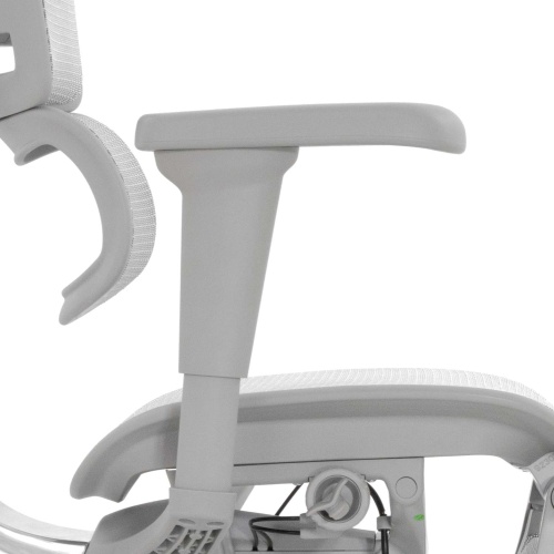 Ортопедическое кресло Falto Comfort Ergohuman Ultra Footrest Серое