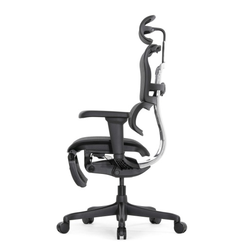 Ортопедическое кресло Falto Comfort Ergohuman Ultra Footrest Черное