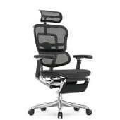 Ортопедическое кресло Falto Comfort Ergohuman Luxury 2 Footrest Черное
