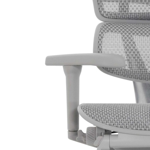 Ортопедическое кресло Falto Comfort Ergohuman Ultra Footrest Серое