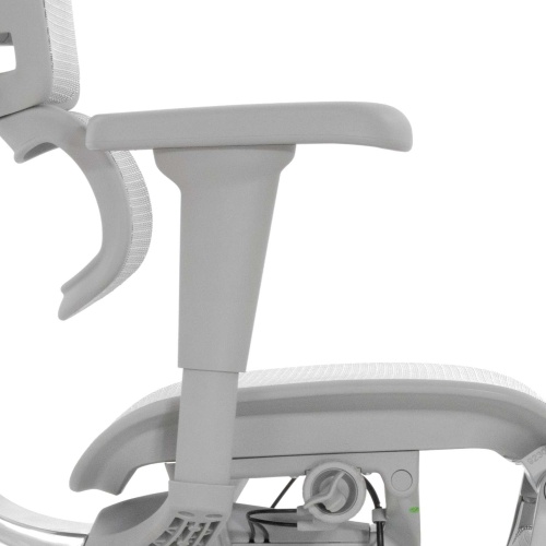 Ортопедическое кресло Falto Comfort Ergohuman Ultra Footrest Серое