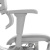 Ортопедическое кресло Falto Comfort Ergohuman Ultra Footrest Серое
