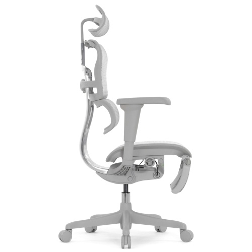 Ортопедическое кресло Falto Comfort Ergohuman Ultra Footrest Серое