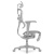 Ортопедическое кресло Falto Comfort Ergohuman Ultra Footrest Серое