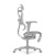 Ортопедическое кресло Falto Comfort Ergohuman Ultra Footrest Серое