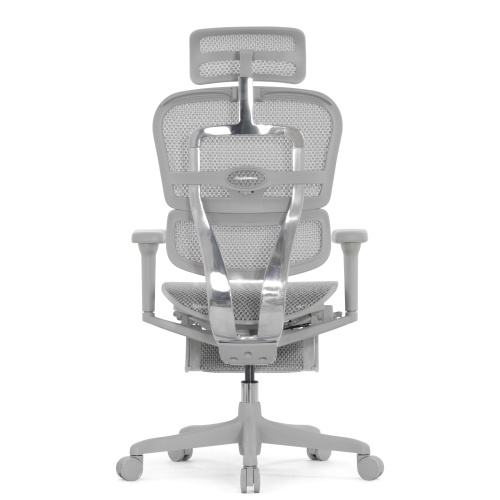 Ортопедическое кресло Falto Comfort Ergohuman Ultra Footrest Серое
