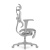 Ортопедическое кресло Falto Comfort Ergohuman Ultra Footrest Серое