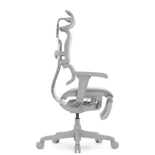 Ортопедическое кресло Falto Comfort Ergohuman Ultra Footrest Серое
