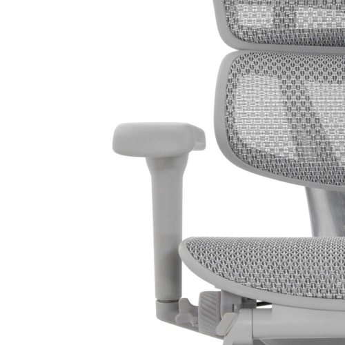 Ортопедическое кресло Falto Comfort Ergohuman Ultra Footrest Серое