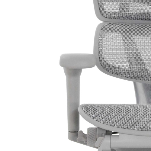 Ортопедическое кресло Falto Comfort Ergohuman Ultra Footrest Серое