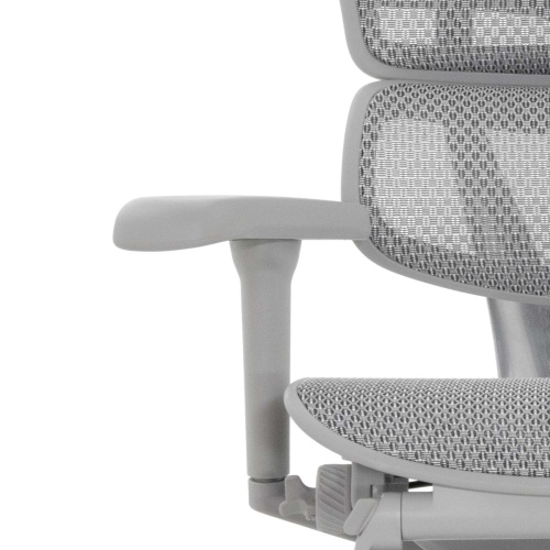 Ортопедическое кресло Falto Comfort Ergohuman Ultra Footrest Серое