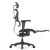 Ортопедическое кресло Falto Comfort Ergohuman Ultra Footrest Черное