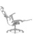 Ортопедическое кресло Falto Comfort Ergohuman Ultra Footrest Серое