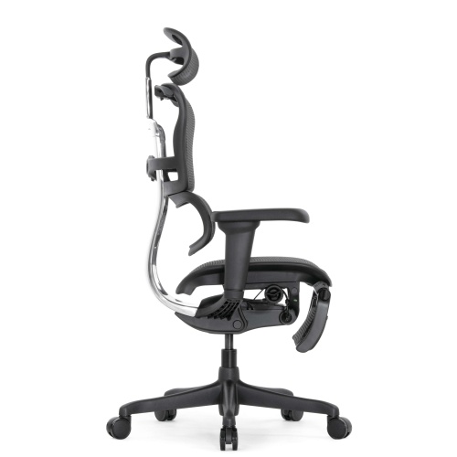 Ортопедическое кресло Falto Comfort Ergohuman Ultra Footrest Черное
