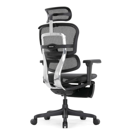 Ортопедическое кресло Falto Comfort Ergohuman Ultra Footrest Черное