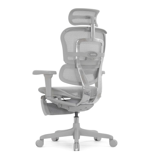 Ортопедическое кресло Falto Comfort Ergohuman Ultra Footrest Серое