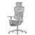 Ортопедическое кресло Falto Comfort Ergohuman Ultra Footrest Серое