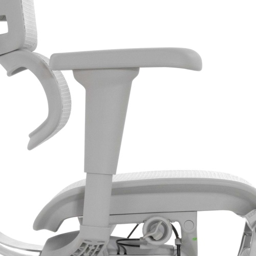 Ортопедическое кресло Falto Comfort Ergohuman Ultra Footrest Серое