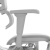 Ортопедическое кресло Falto Comfort Ergohuman Ultra Footrest Серое