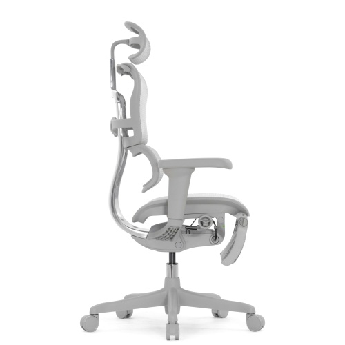 Ортопедическое кресло Falto Comfort Ergohuman Ultra Footrest Серое